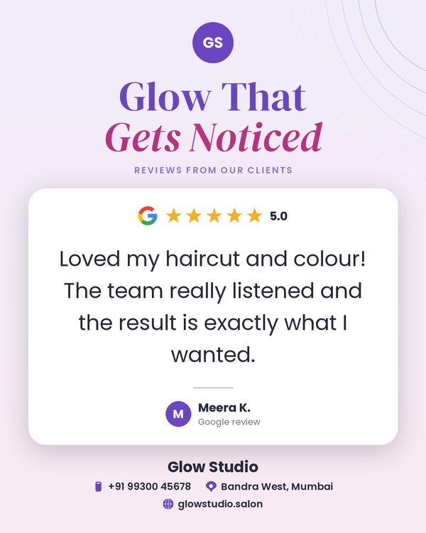 Example post for a salon